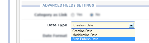 Support for three types of date