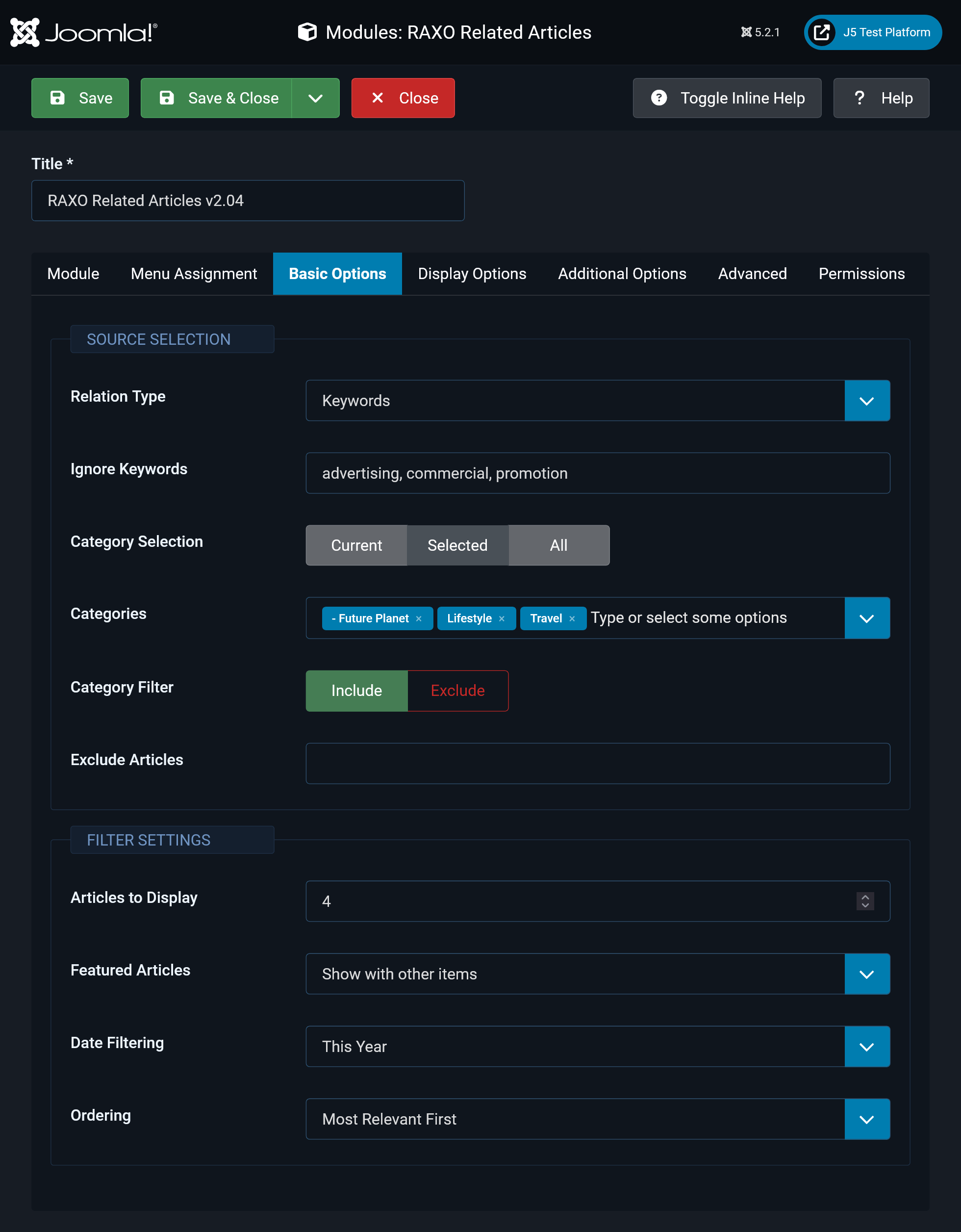 RAXO Related Articles - Dark Mode Admin Panel